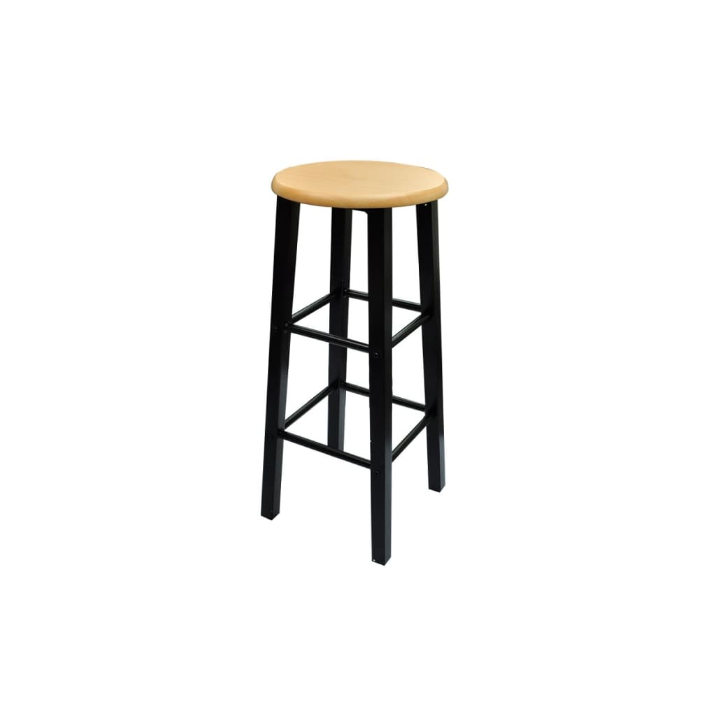 Ensemble de table à dîner Bois brun roux avec noir Acier - XIOS