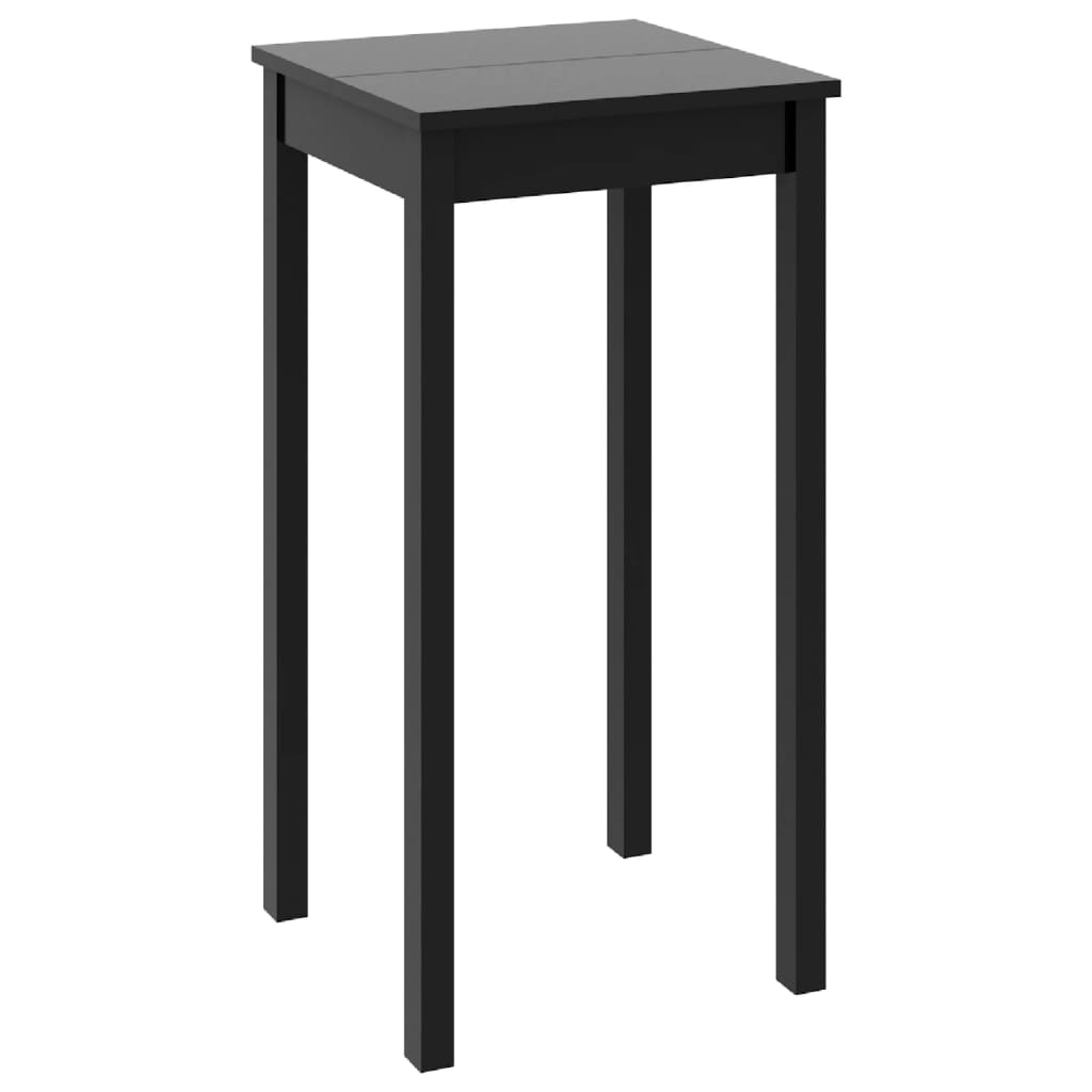 Table de bar MDF noir 55x55x107 cm - XIOS