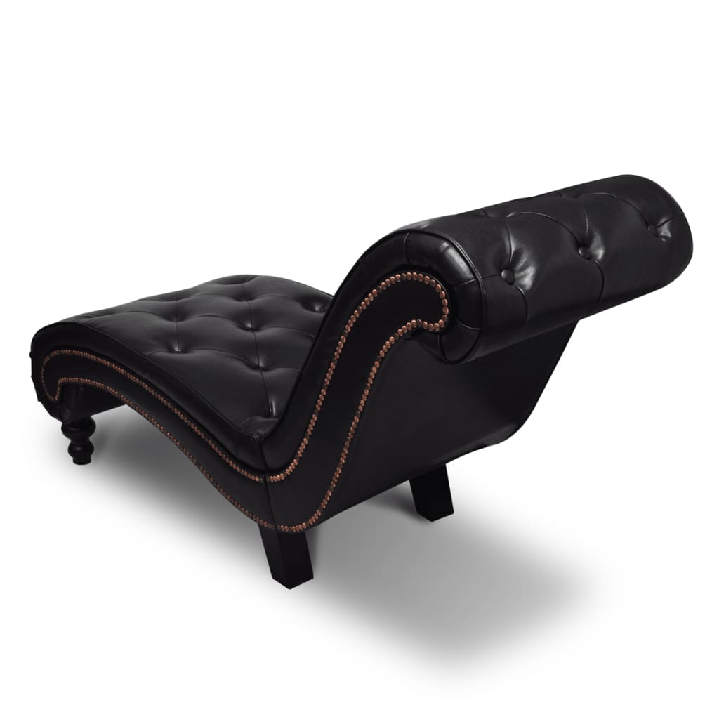 Chaise longue Marron Similicuir - XIOS
