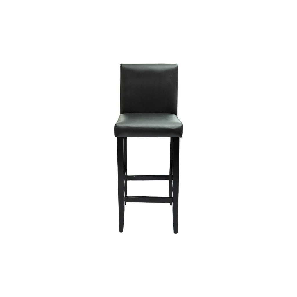 Set de 1 table de bar et 2 tabourets noir - XIOS