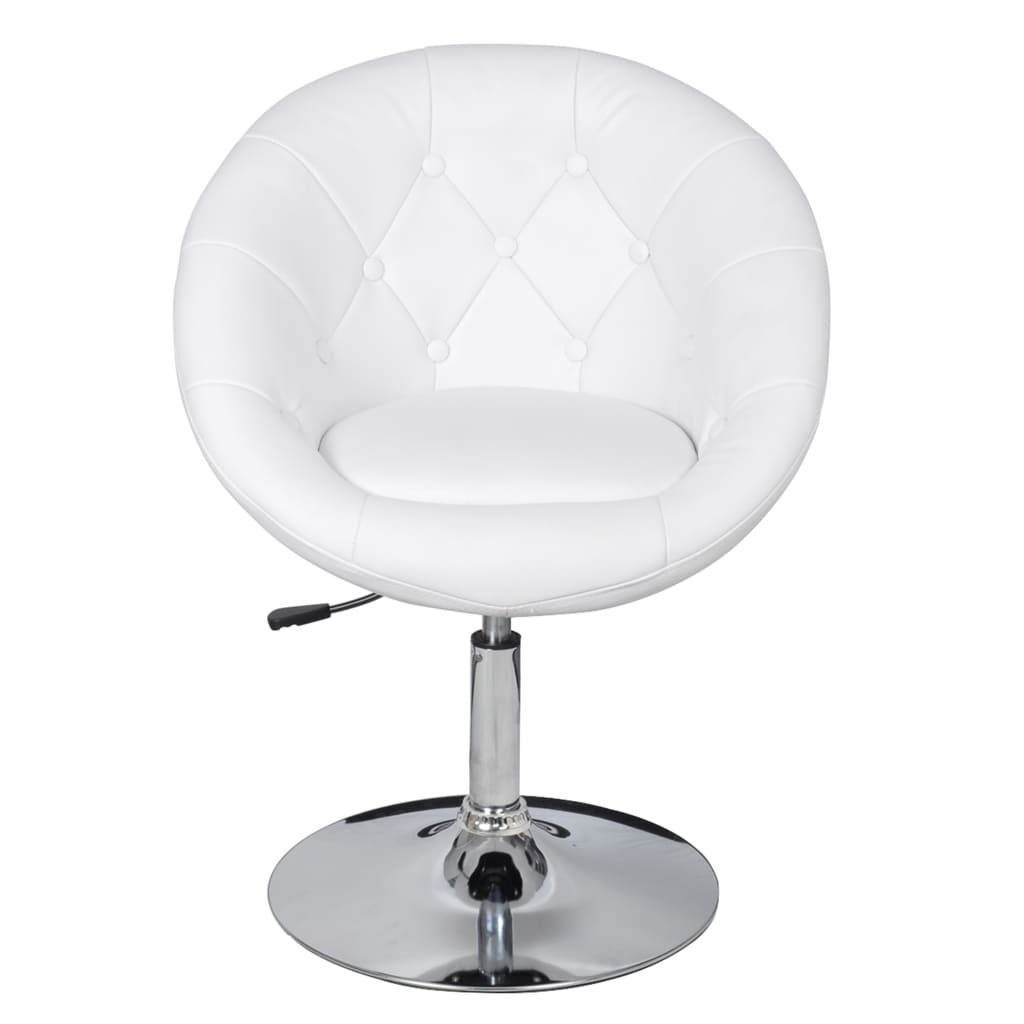 Tabouret de bar Blanc Similicuir - XIOS