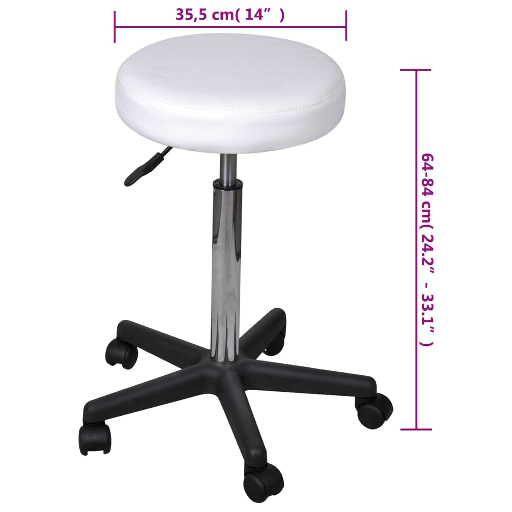 Tabouret de bureau Blanc - XIOS
