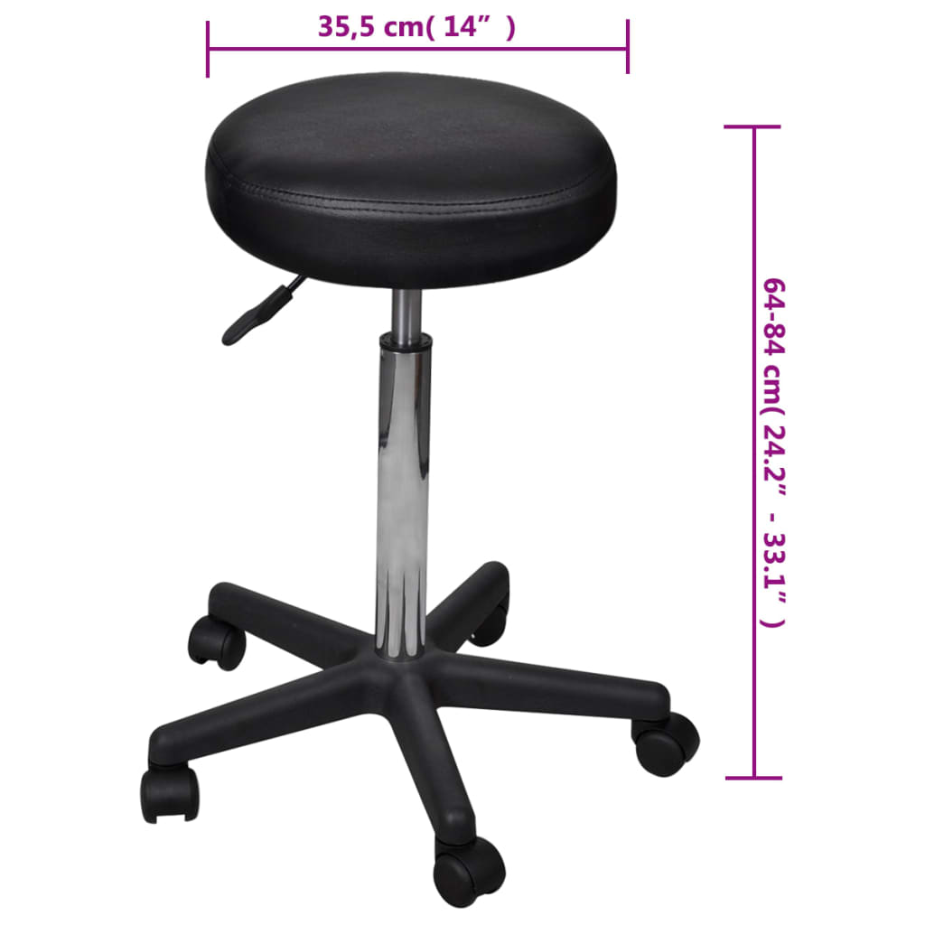 Tabouret de bureau Noir - XIOS