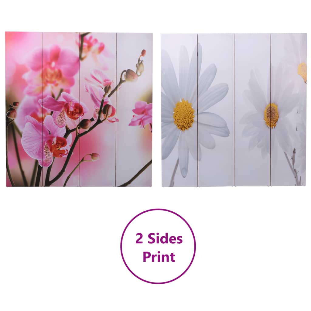 Cloison de séparation pliable 160 x 170 cm Fleur - XIOS