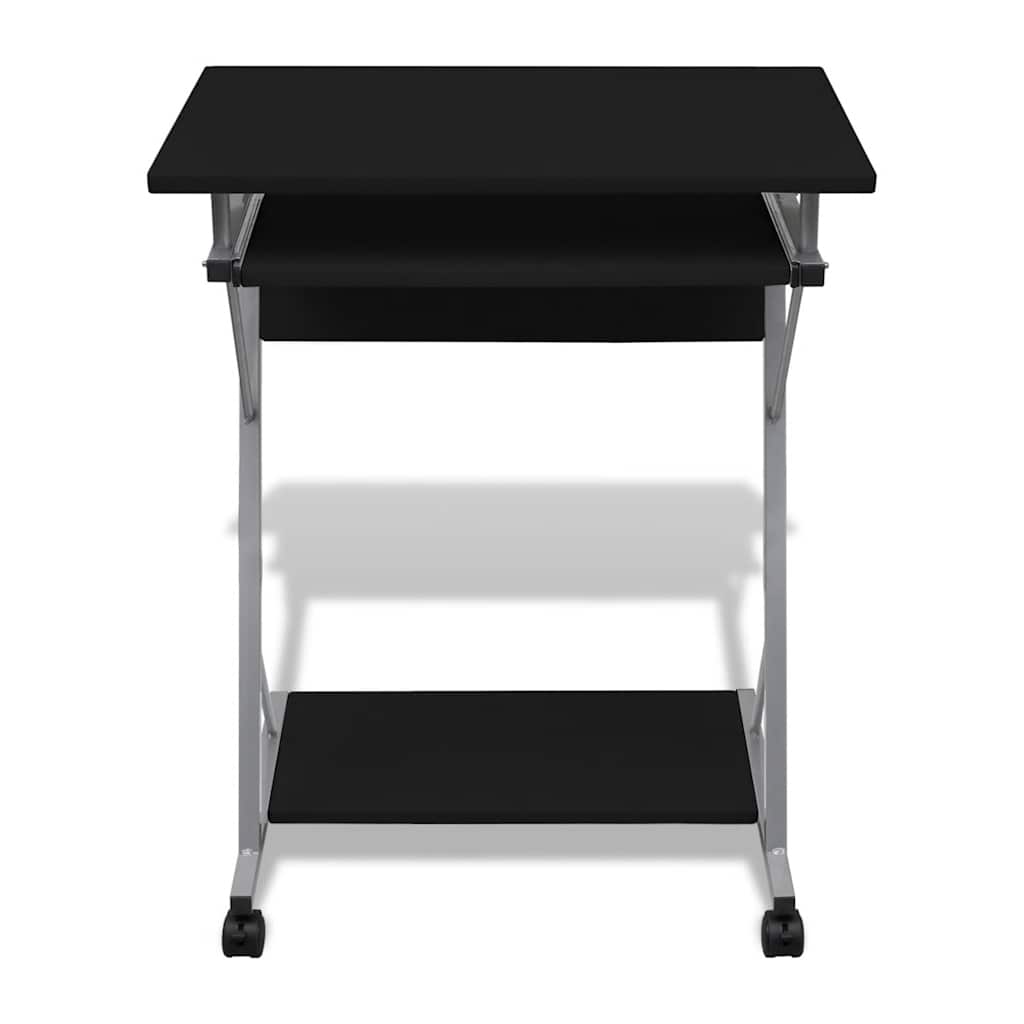 Bureau d'ordinateur compact avec plateau à clavier Noir - XIOS