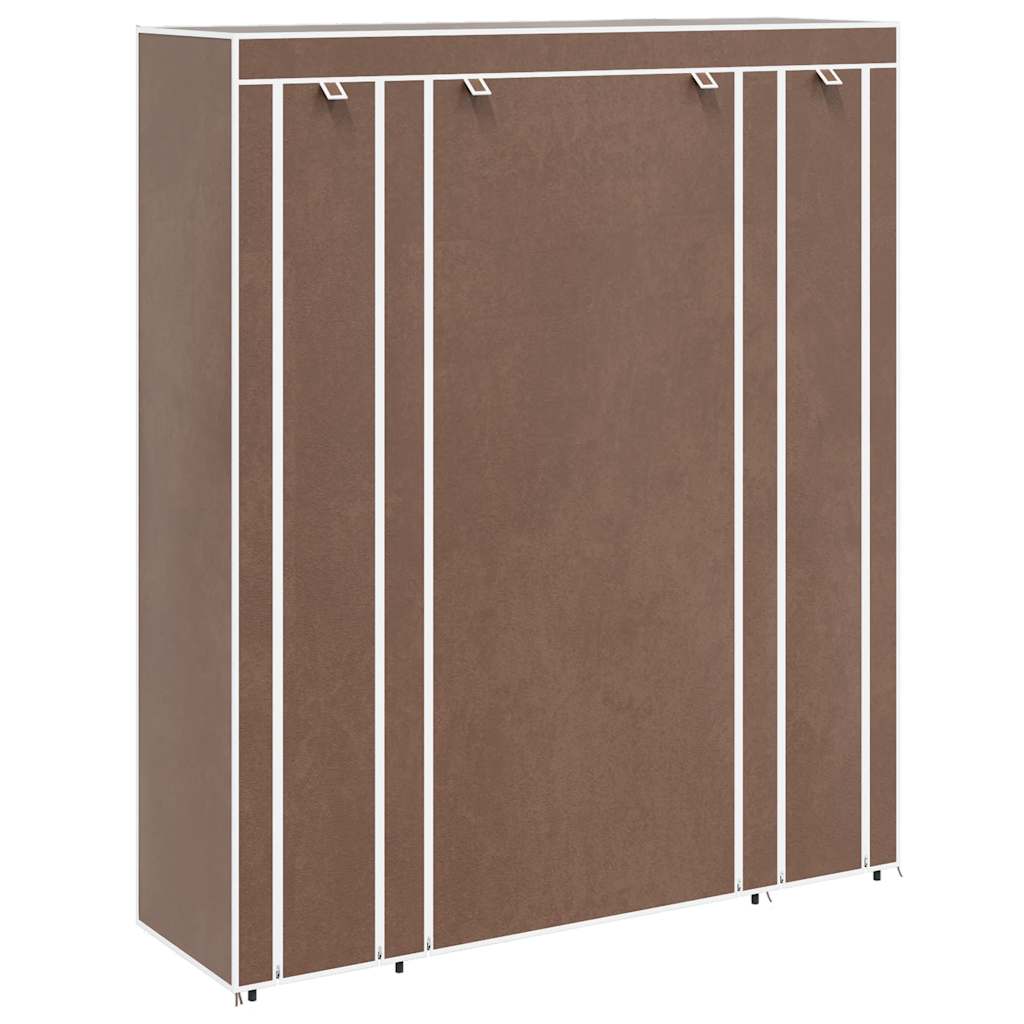 Armoire avec compartiments et tiges 45 x 150 x 176 cm Marron - XIOS