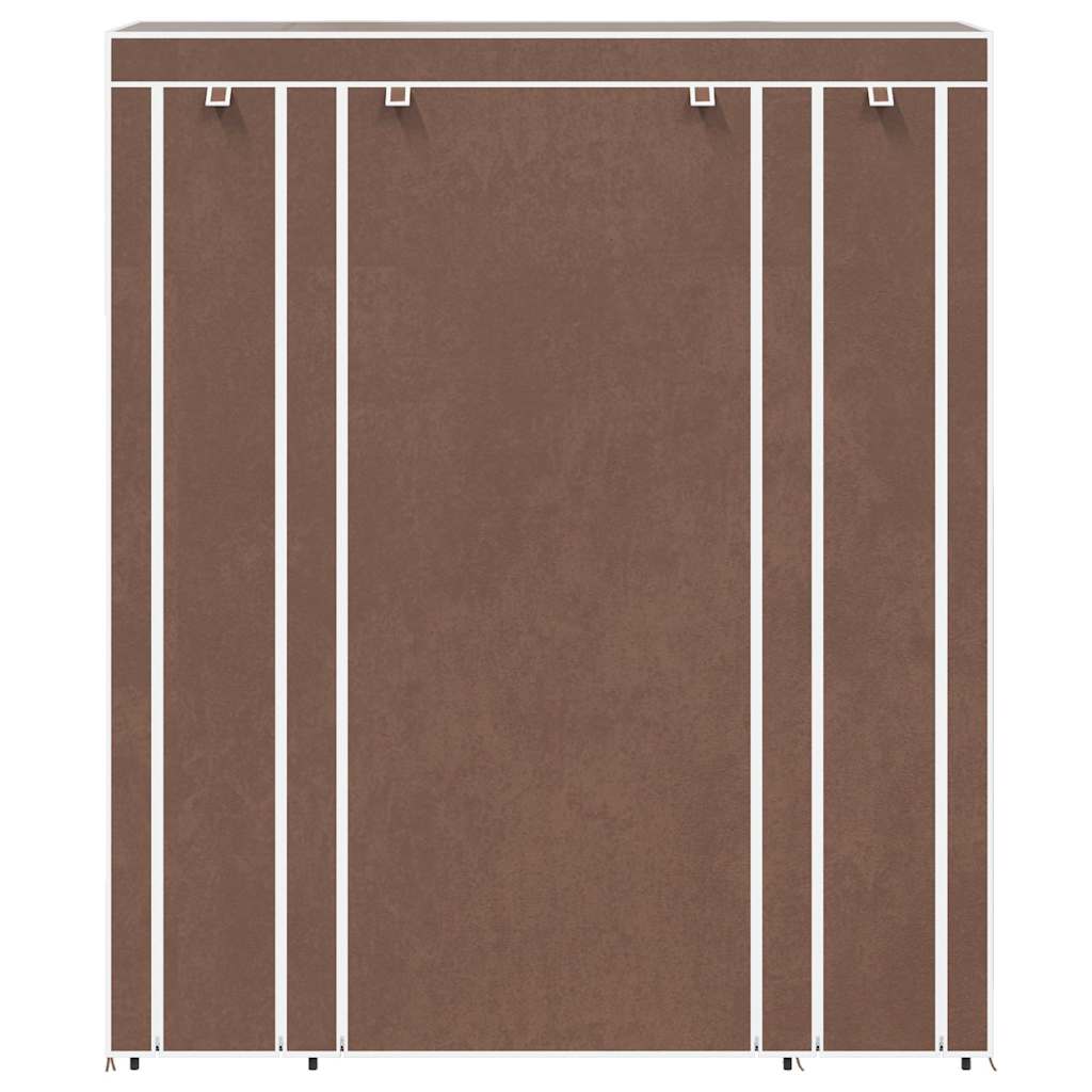 Armoire avec compartiments et tiges 45 x 150 x 176 cm Marron - XIOS