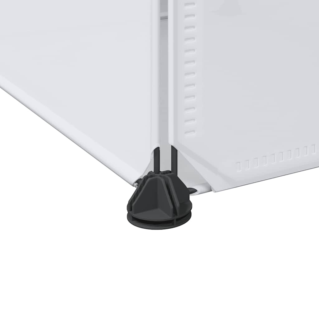 Armoire modulaire 9 compartiments 109x36,5x143 cm blanc - XIOS