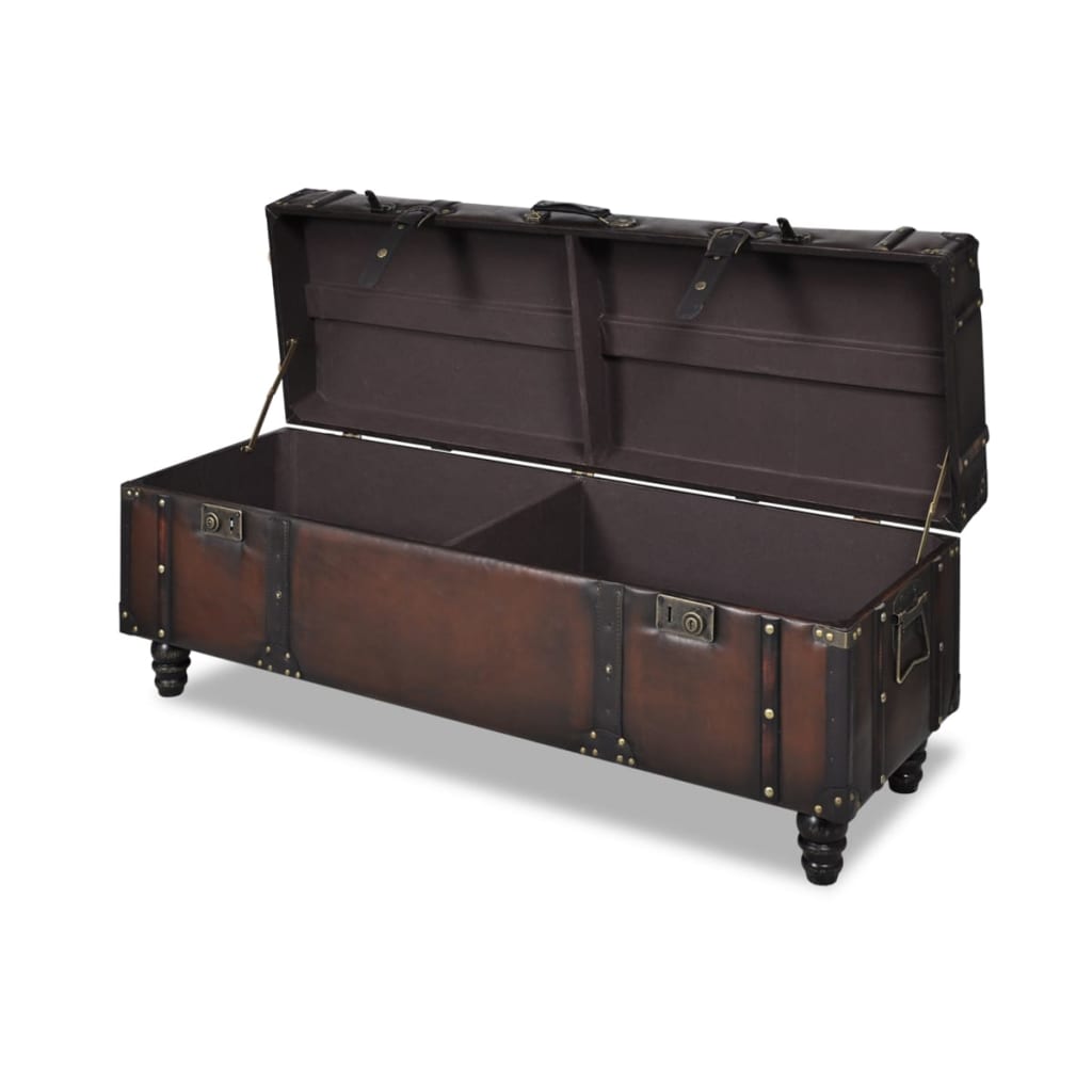 Ensemble de bancs de rangement 3 pcs Marron - XIOS