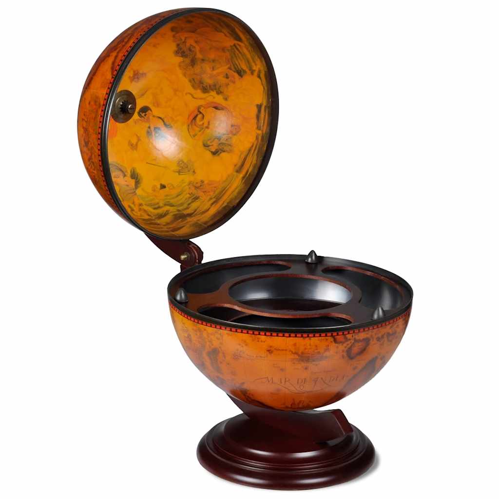 Support de vin sous forme de globe Bois d'eucalyptus - XIOS