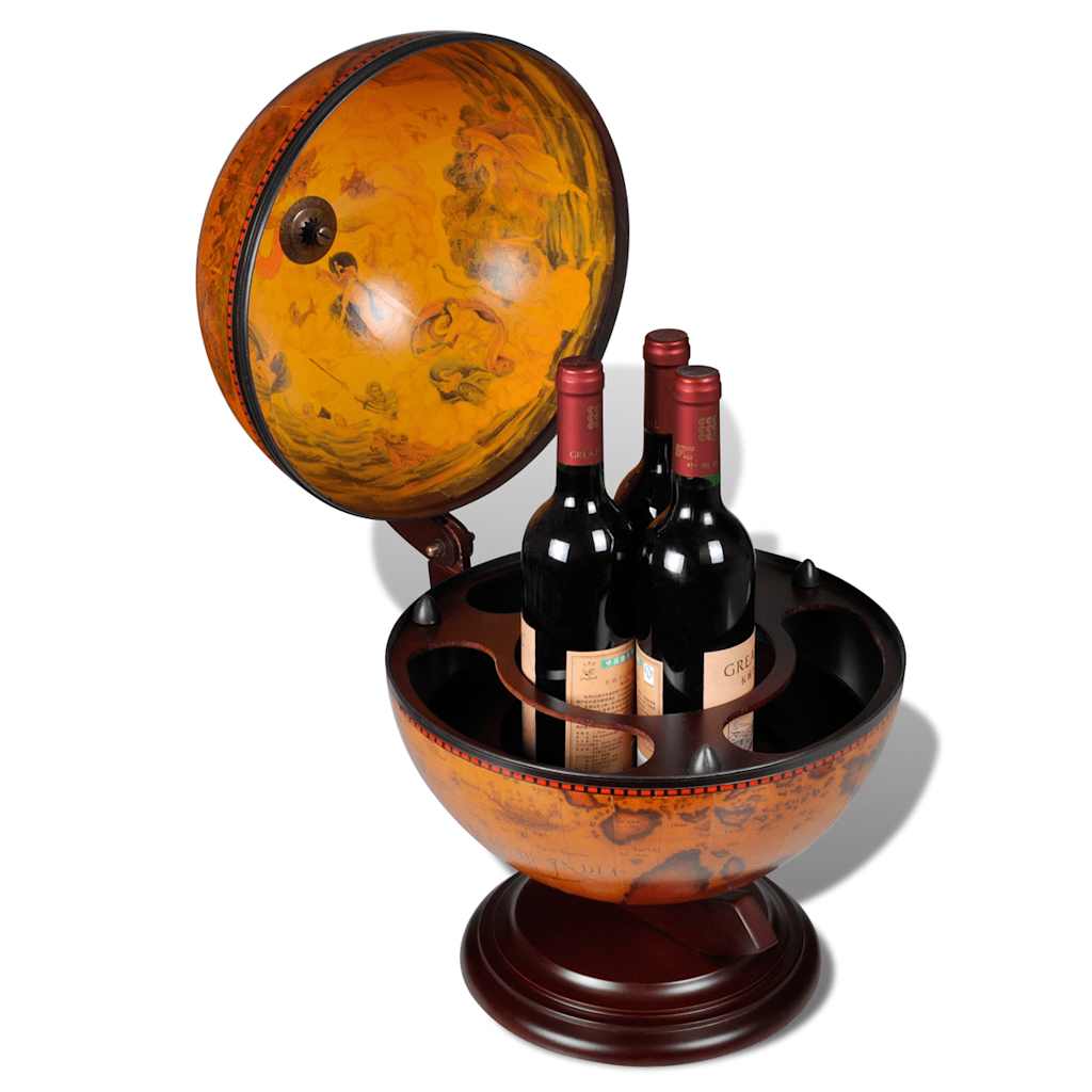 Support de vin sous forme de globe Bois d'eucalyptus - XIOS