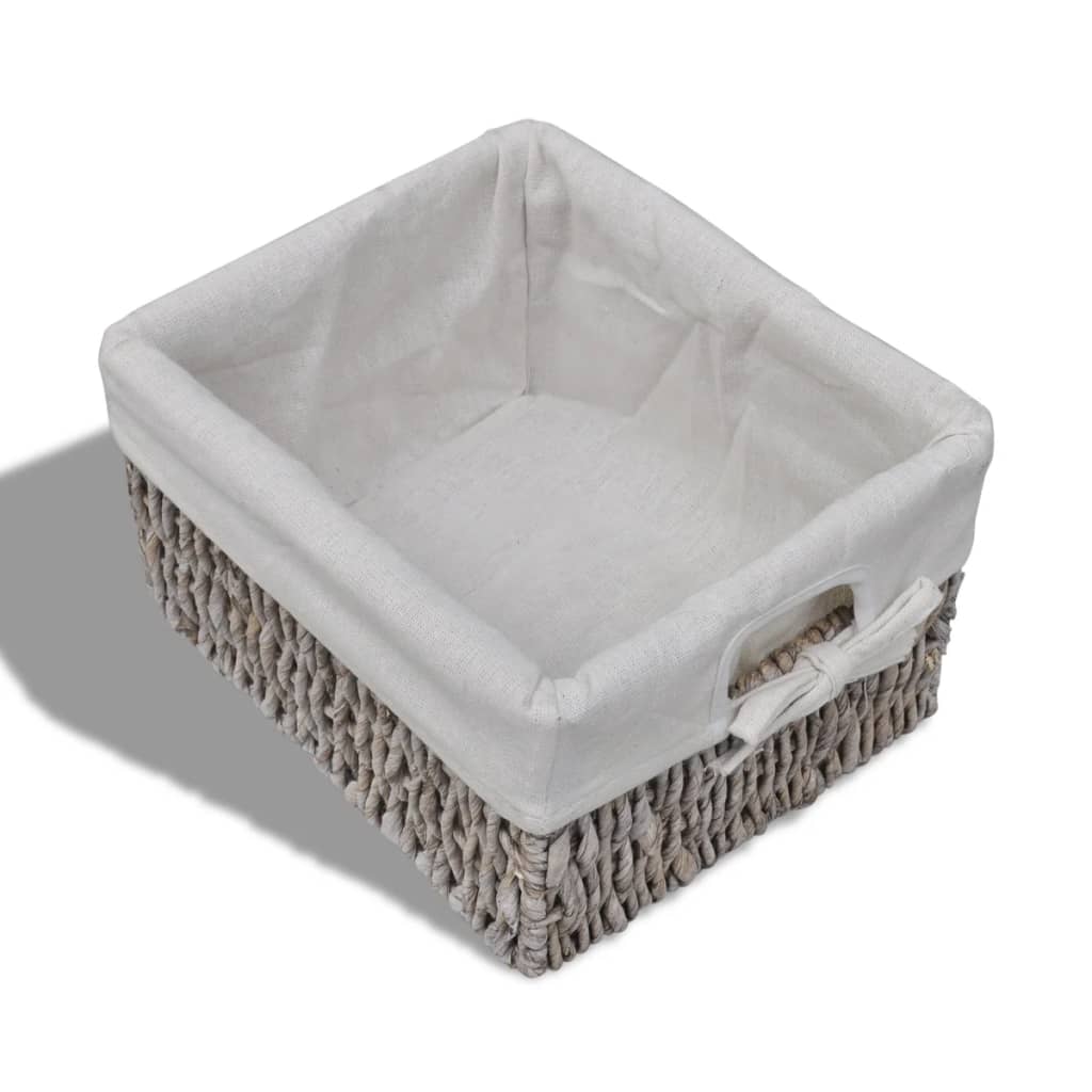 Armoire en bois 3 paniers gauches en tissage Marron - XIOS