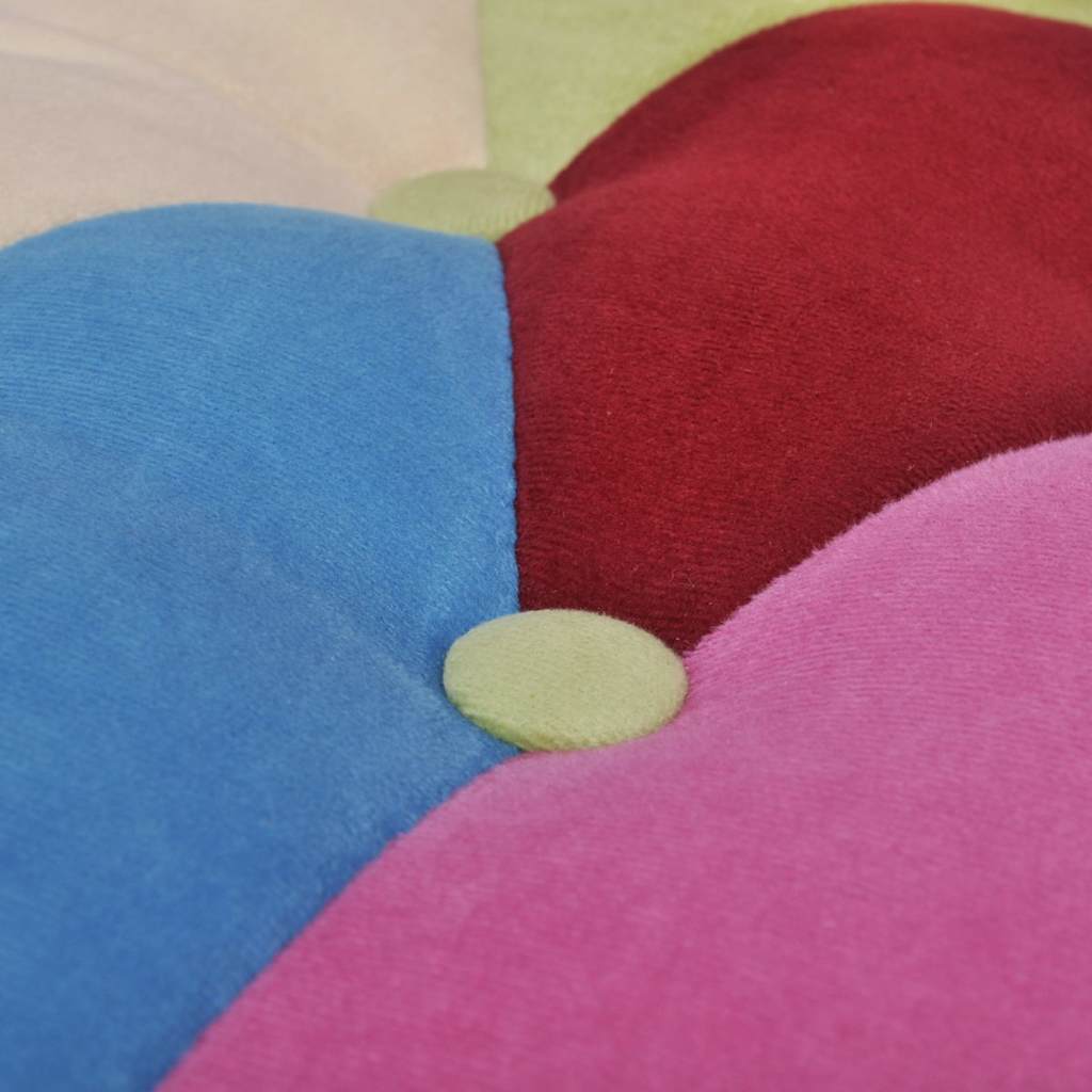 Chaises en style français lot de 2 avec design patchwork tissu - XIOS