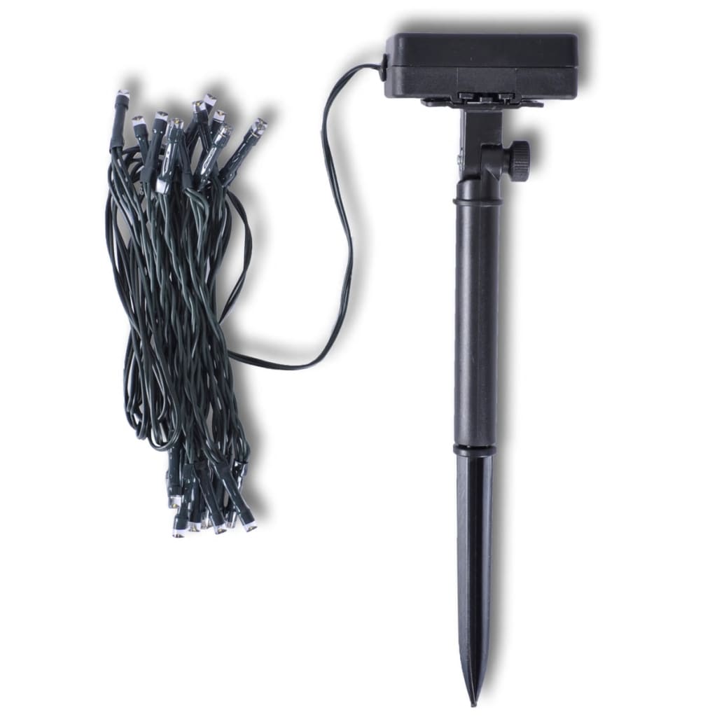 Guirlande lumineuse solaire à LED 24 lumières 3,8 m 2 pcs - XIOS