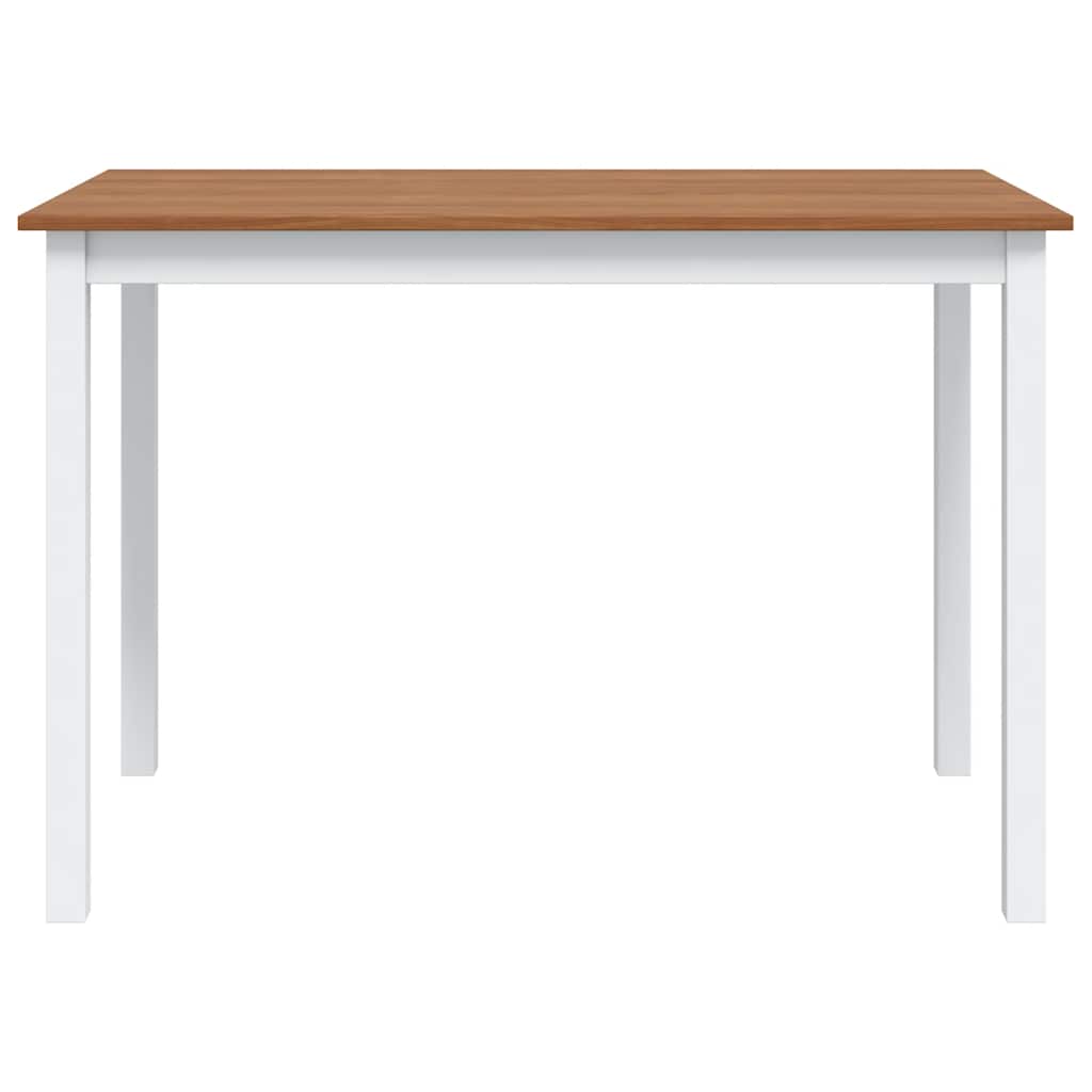 Ensemble de salle à manger 5 pcs Marron et blanc - XIOS