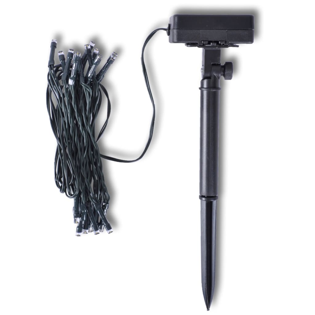 2 pièce de boule 35 cm avec guirlande lumineuse solaire 24 LED - XIOS