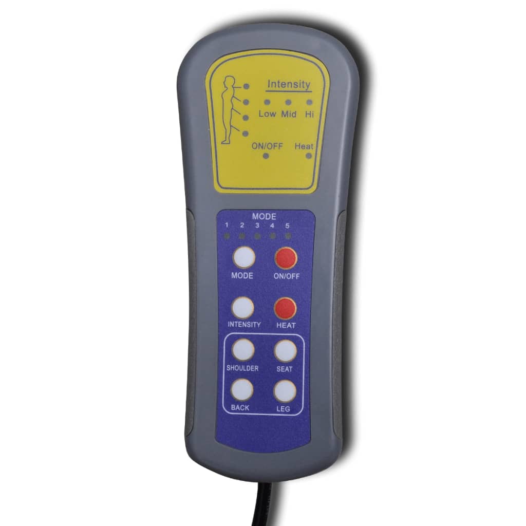 Chaise longue de massage Noir Similicuir - XIOS