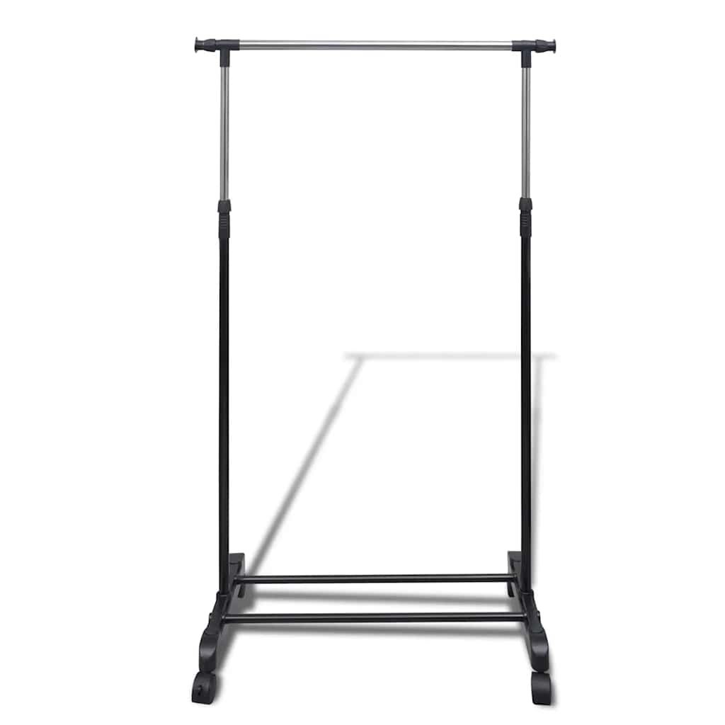 Porte-manteaux réglables 2 pcs 1 rail d'accrochage