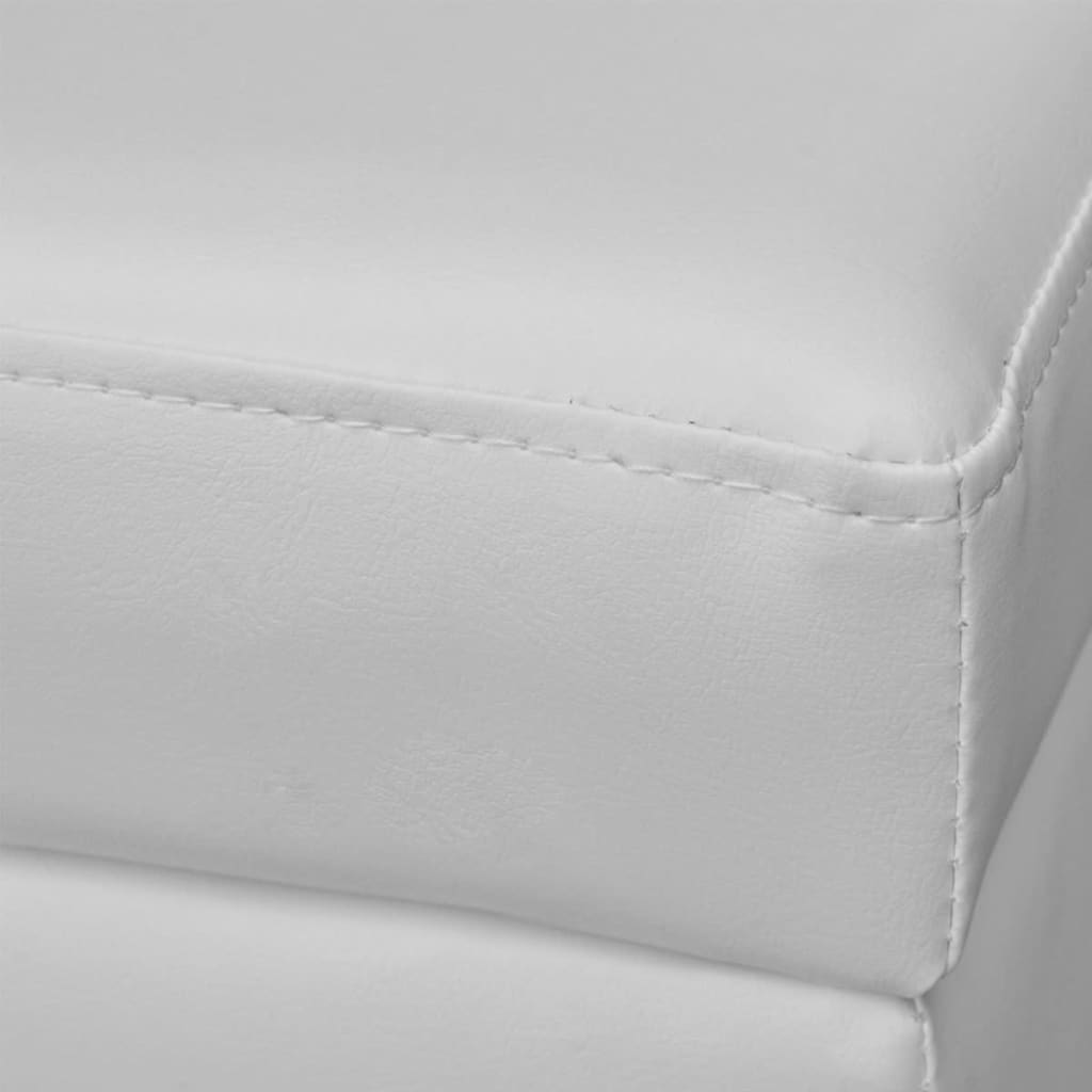 Banc long de rangement Bois Blanc - XIOS