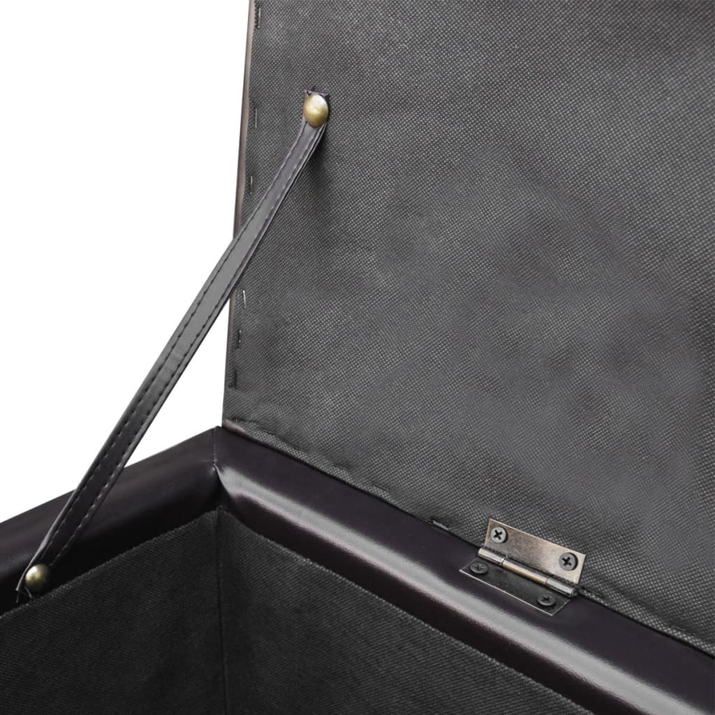 Banc long de rangement bois marron - XIOS