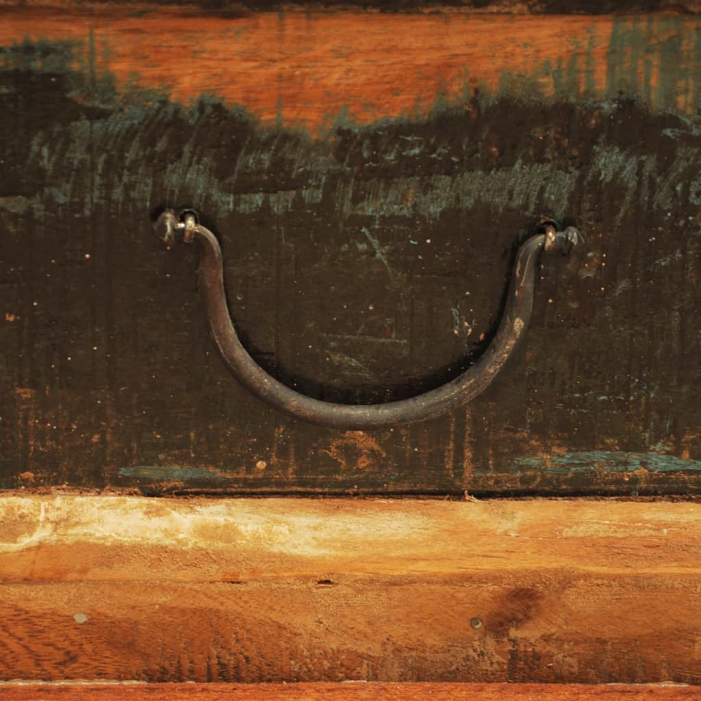 Table basse avec espace de rangement vintage Bois recyclé - XIOS