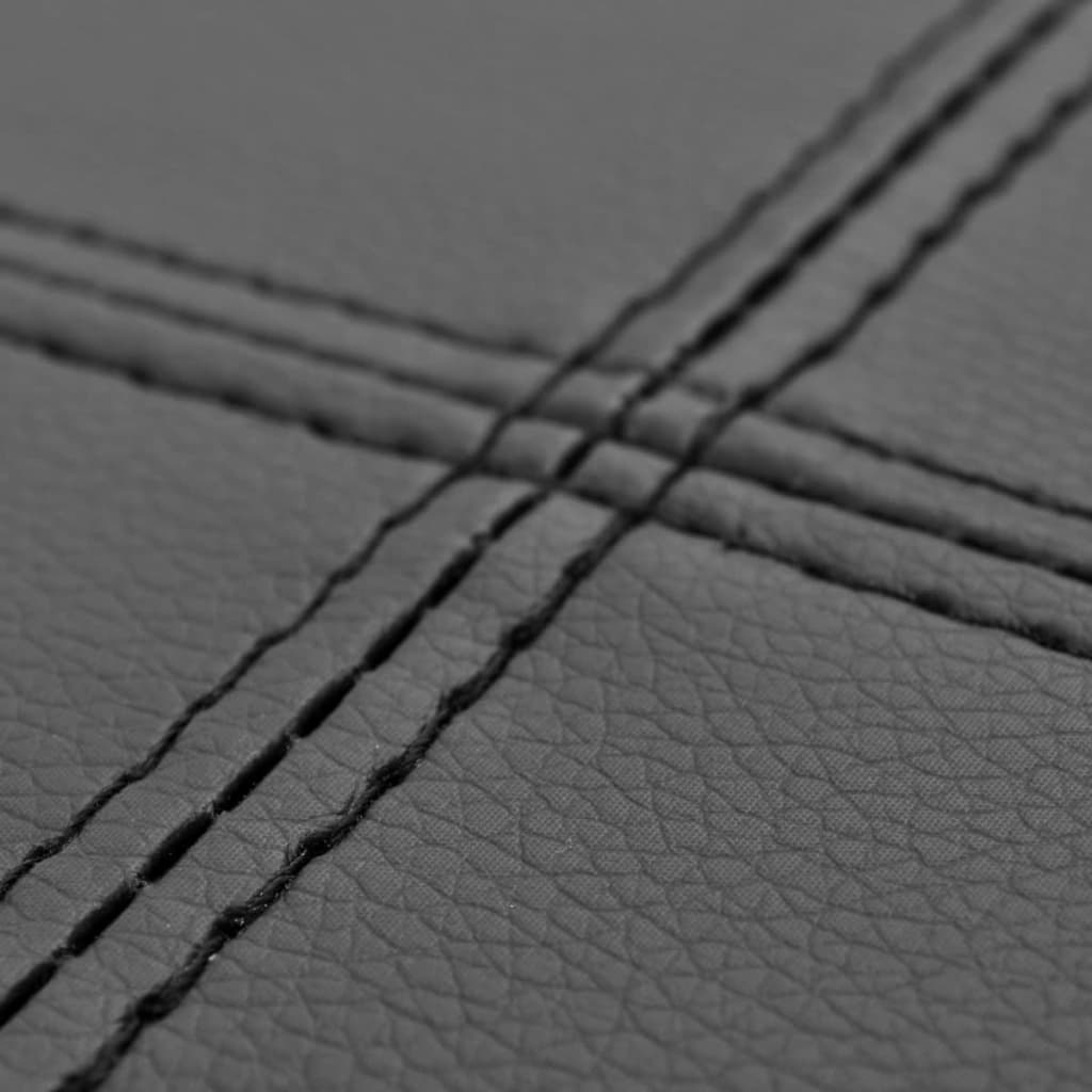 Banc en cuir synthétique de haute qualité Noir - XIOS