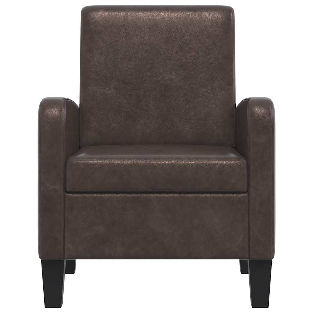 Fauteuil Marron Similicuir - XIOS