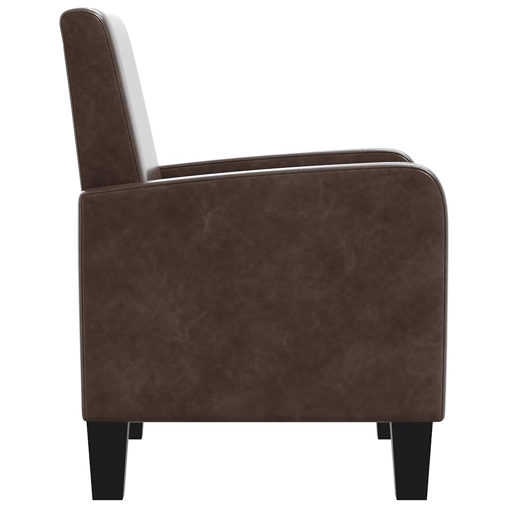 Fauteuil Marron Similicuir - XIOS