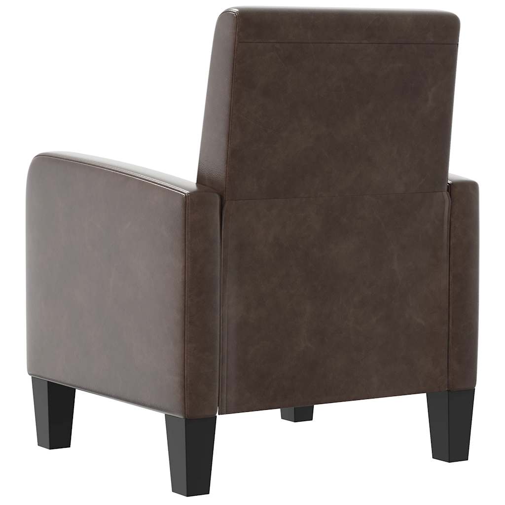Fauteuil Marron Similicuir - XIOS