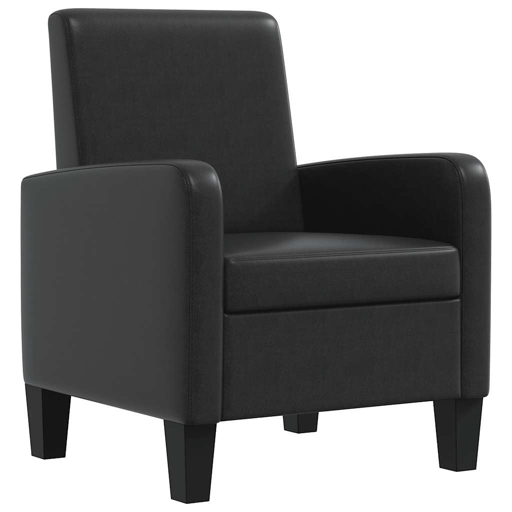 Fauteuil Noir Similicuir - XIOS