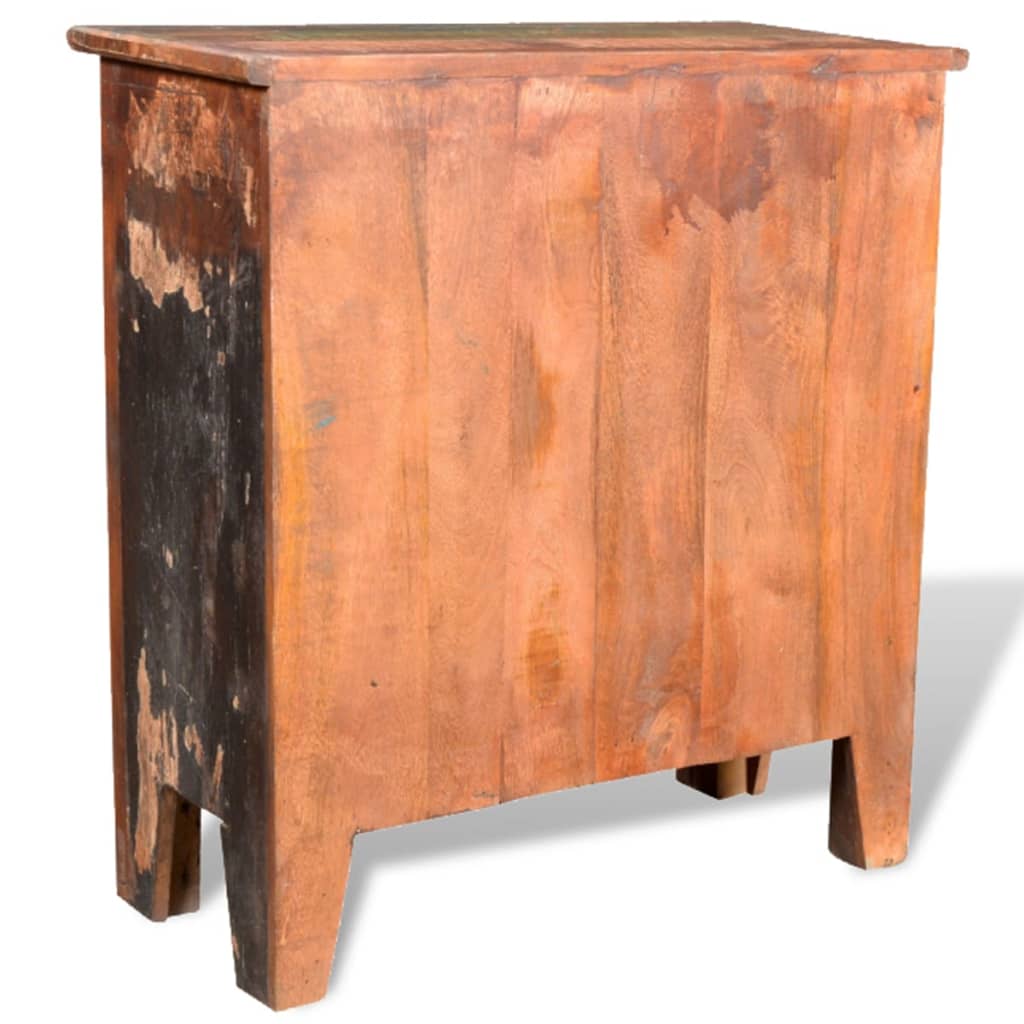 Armoire avec 4 tiroirs Bois massif de récupération - XIOS