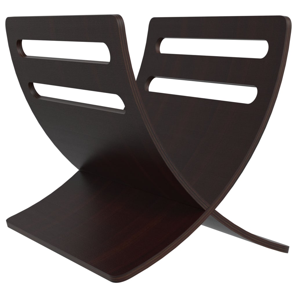 Porte-revue en bois sur pied marron - XIOS