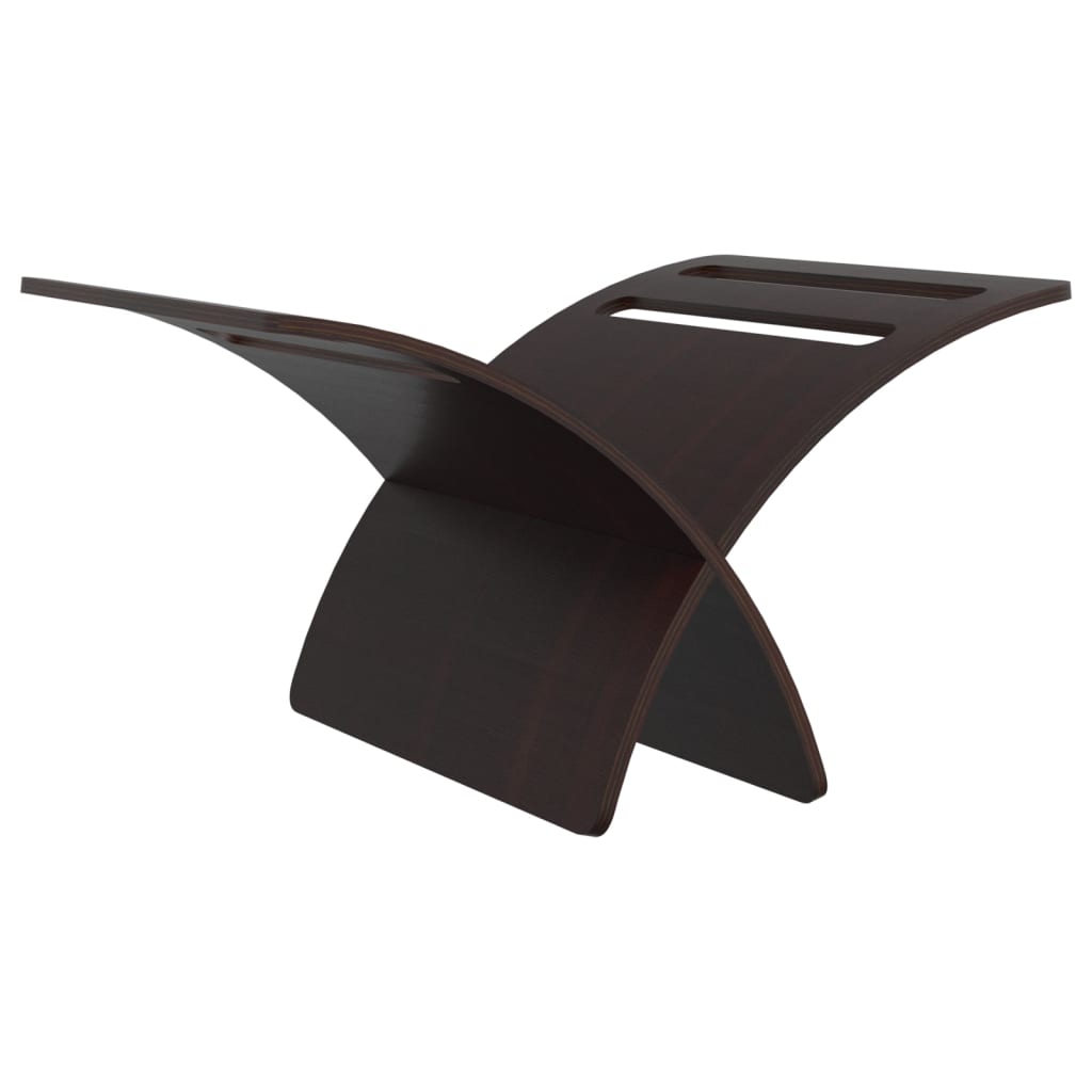 Porte-revue en bois sur pied marron - XIOS