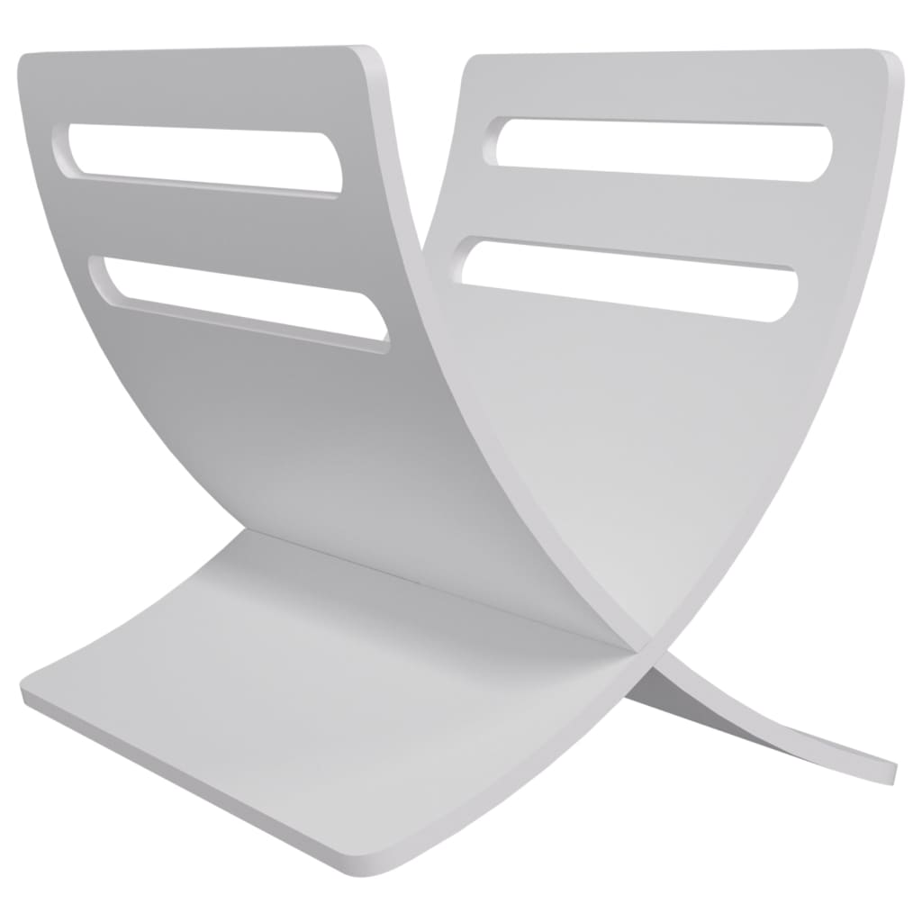 Porte-revue en bois sur pied Blanc - XIOS