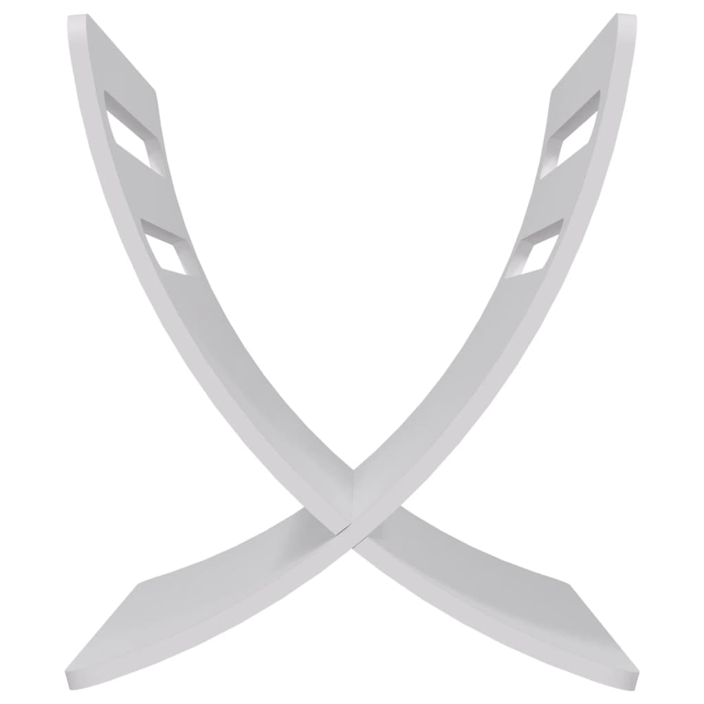 Porte-revue en bois sur pied Blanc - XIOS