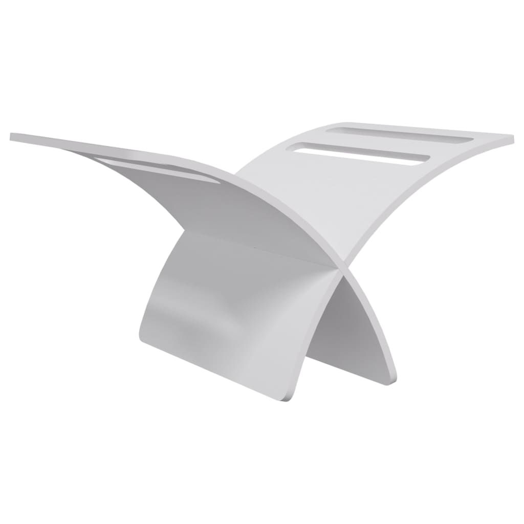 Porte-revue en bois sur pied Blanc - XIOS