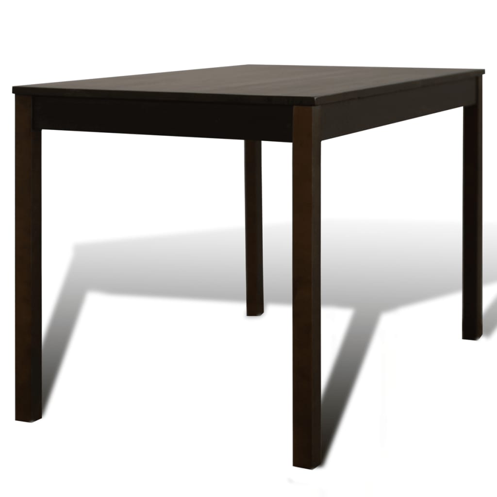 Table de salle à manger avec 4 chaises Marron - XIOS