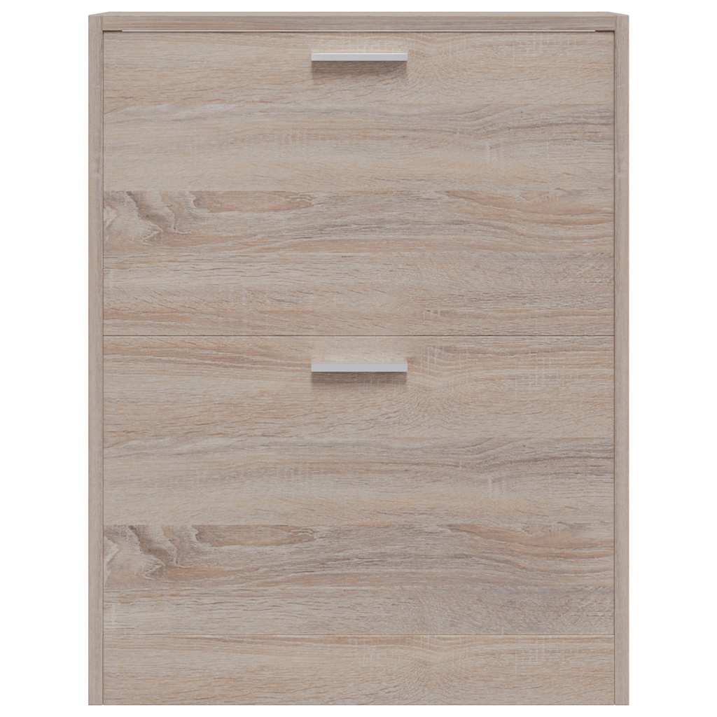 Meuble à chaussures en bois avec 2 compartiments Aspect chêne - XIOS