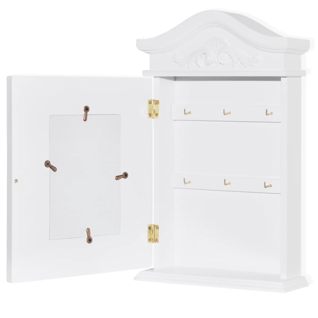 Armoire à clés avec cadre photo Blanc - XIOS