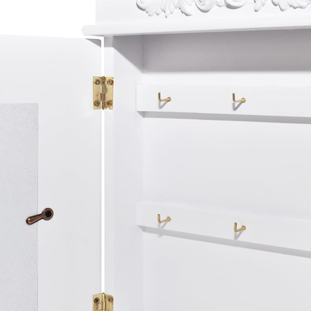 Armoire à clés avec cadre photo Blanc - XIOS