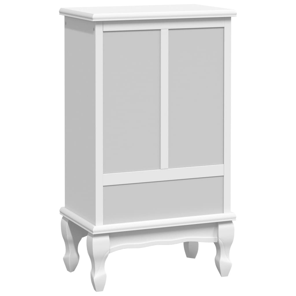 Armoire avec 5 tiroirs et 2 étagères Blanc - XIOS