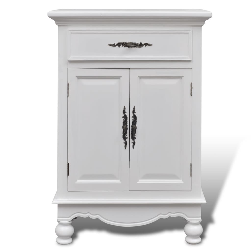 Armoire avec 2 portes et 1 tiroir Bois Blanc - XIOS