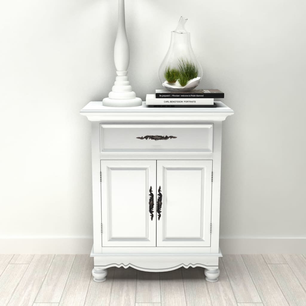 Armoire avec 2 portes et 1 tiroir Bois Blanc - XIOS