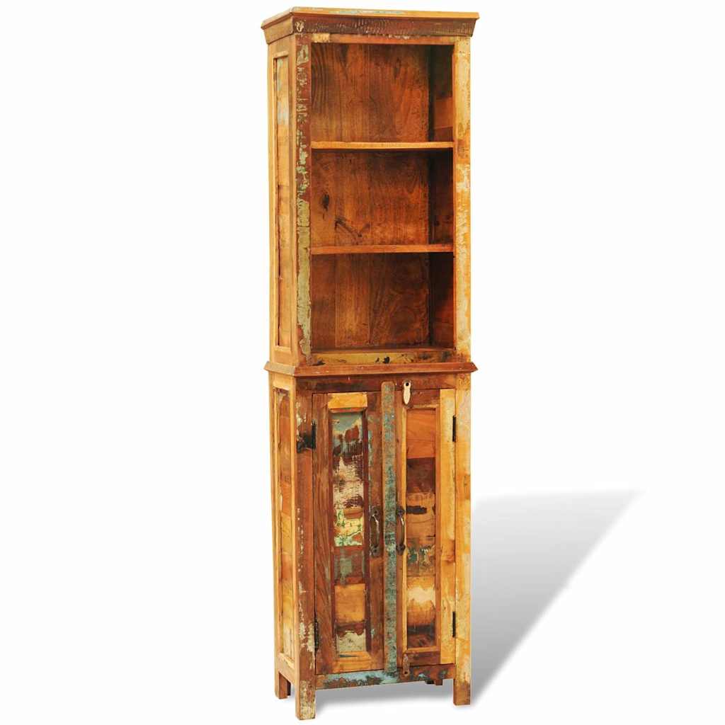 Bibliothèque Bois massif de récupération Vintage