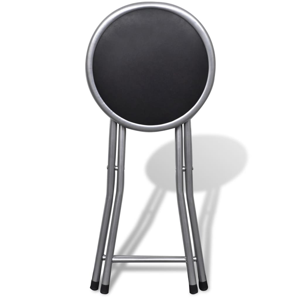 Tabourets de pliables lot de 4 similicuir - XIOS