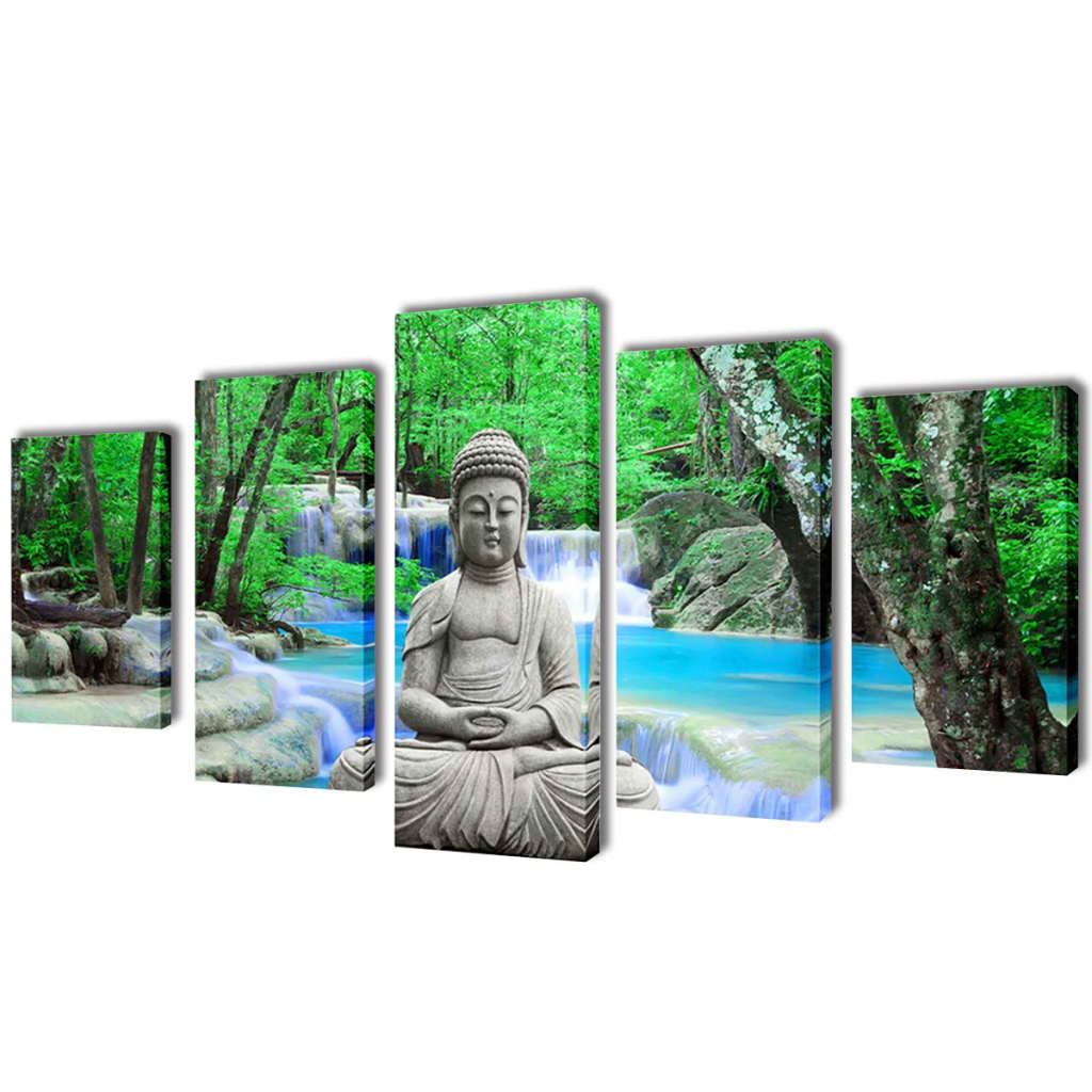 Set de toiles murales imprimées Bouddha 200 x 100 cm - XIOS