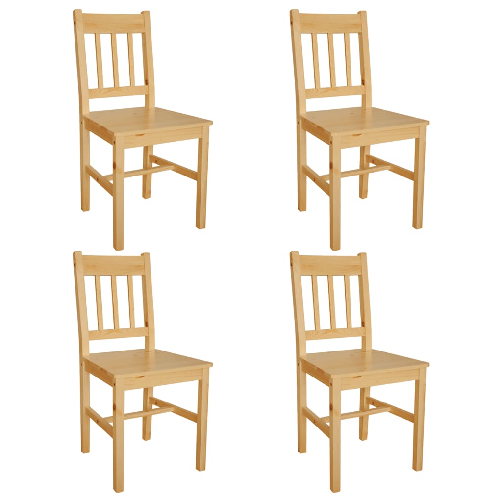 Chaises à manger lot de 4 bois de pin - XIOS