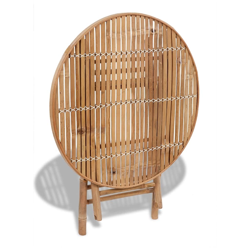 Ensemble à manger d'extérieur pliable 5 pcs Bambou - XIOS