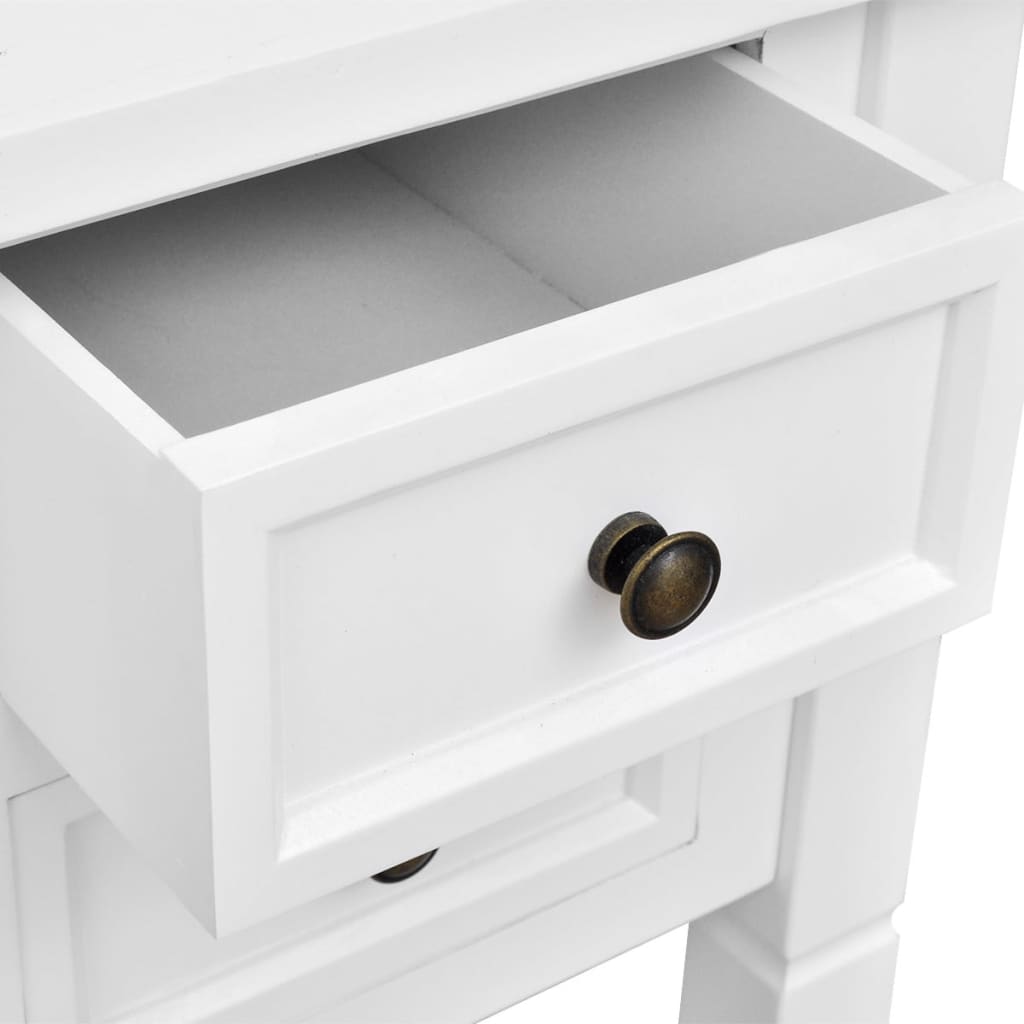 Bureau blanc à 5 tiroirs - XIOS