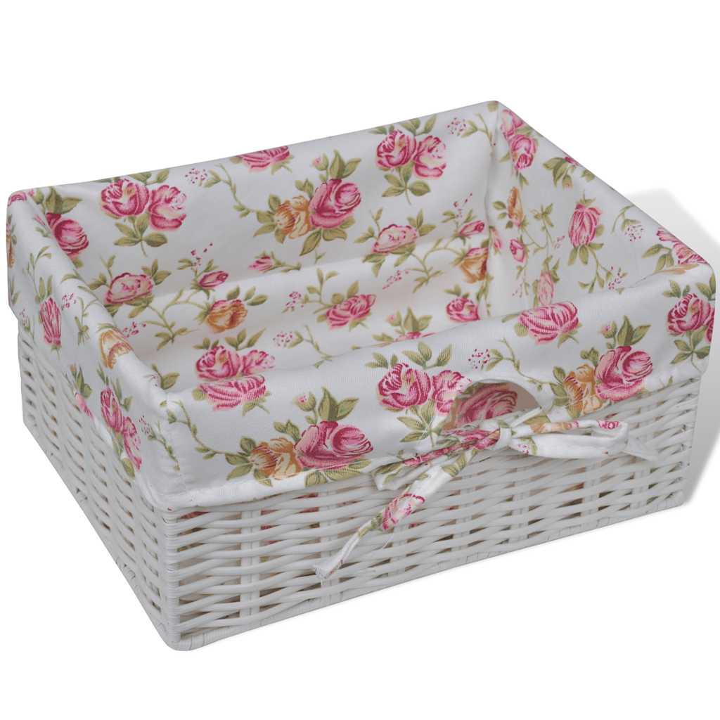 Armoire avec 1 tiroir et 3 paniers Blanc Bois de Paulownia - XIOS